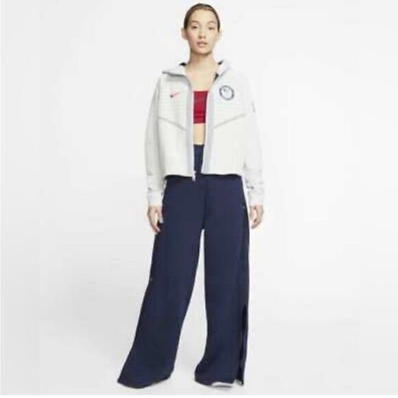 Nike Tops - Nike Women's Olympic Team USA
Tech Fleece Zip Hoodie Jacket size Medium